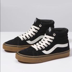 Vans Sk8-Hi Reissue Suede Black Embossed Gum